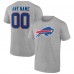Футболка Buffalo Bills Team Authentic Custom - Heathered Gray Футболка Buffalo Bills Team Authentic Custom - Heathered Gray