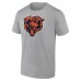 Именная футболка Chicago Bears Team Authentic - Heathered Gray