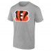 Именная футболка Cincinnati Bengals Team Authentic - Heathered Gray