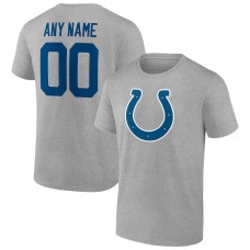 Футболка Indianapolis Colts Team Authentic Custom - Heathered Gray