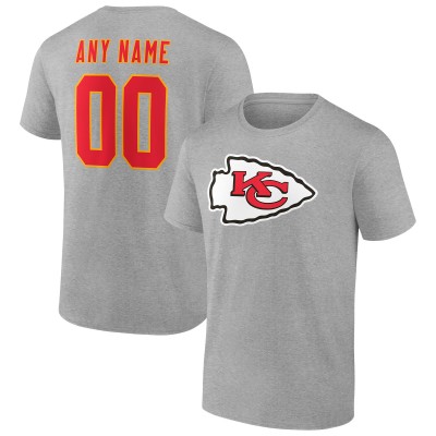 Футболка Kansas City Chiefs Team Authentic Custom - Heathered Gray