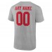 Именная футболка San Francisco 49ers Team Authentic - Heathered Gray