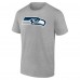 Именная футболка Seattle Seahawks Team Authentic - Heathered Gray