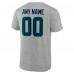 Именная футболка Seattle Seahawks Team Authentic - Heathered Gray