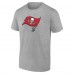 Именная футболка Tampa Bay Buccaneers Team Authentic - Heathered Gray
