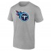 Именная футболка Tennessee Titans Team Authentic - Heathered Gray