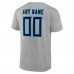 Именная футболка Tennessee Titans Team Authentic - Heathered Gray