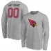 Футболка с длинным рукавом Arizona Cardinals Team Authentic Custom - Gray