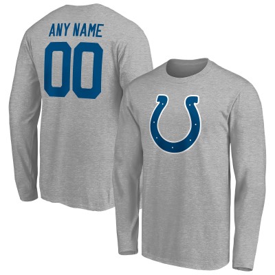 Именная футболка Indianapolis Colts Team Authentic - Gray