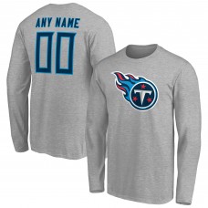 Именная футболка Tennessee Titans Team Authentic - Gray