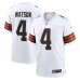 Cleveland Browns Deshaun Watson Nike White Game Jersey