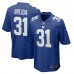 Игровая джерси Matt Breida New York Giants Nike - Royal