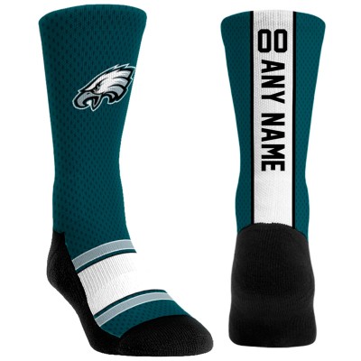 Подростковая Philadelphia Eagles Rock Em Socks Custom Jersey Crew Socks