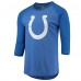Футболка Jonathan Taylor Indianapolis Colts Majestic Threads Name & Number Team Colorway Tri-Blend 3/4 Raglan Sleeve Player - Royal