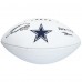 Autographed Dallas Cowboys CeeDee Lamb Fanatics Authentic White Panel Football with Americas Team Inscription
