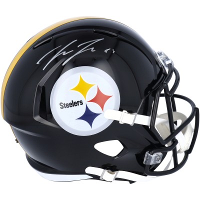 Autographed Pittsburgh Steelers Pat Freiermuth Fanatics Authentic Riddell Speed Replica Helmet