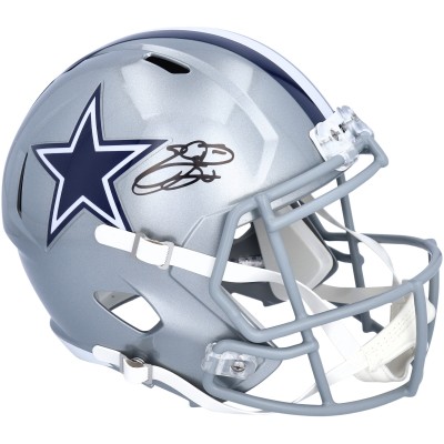 Autographed Dallas Cowboys Emmitt Smith Fanatics Authentic Riddell Speed Replica Helmet