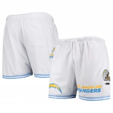 Los Angeles Chargers Pro Standard Mesh Shorts - White