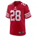 Игровая джерси Trey Sermon San Francisco 49ers Nike Player Game - Scarlet