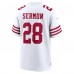 Игровая джерси Trey Sermon San Francisco 49ers Nike Player Game - White