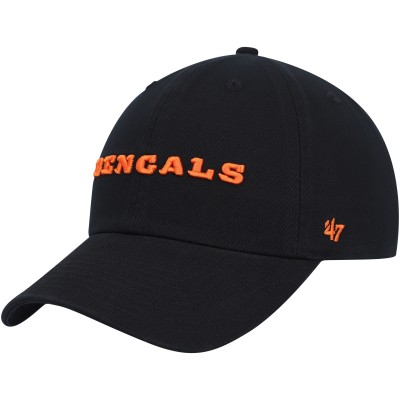 Бейсболка Cincinnati Bengals 47 Black Clean Up Script