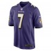 Джерси Baltimore Ravens Rashod Bateman Nike Purple Game Player