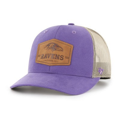 Бейсболка Baltimore Ravens 47 Purple/Natural Rawhide Trucker