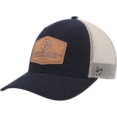 Бейсболка Pittsburgh Steelers 47 Dark Navy/Natural Rawhide Trucker