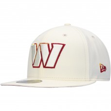 Бейсболка Washington Commanders New Era Chrome Color Dim 59FIFTY - Cream