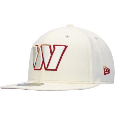Бейсболка Washington Commanders New Era Chrome Color Dim 59FIFTY - Cream