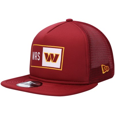 Бейсболка Washington Commanders New Era Balanced 9FIFTY Trucker - Burgundy