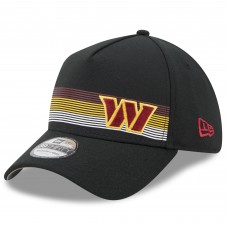 Бейсболка Washington Commanders New Era Flawless Stripe 39THIRTY - Black