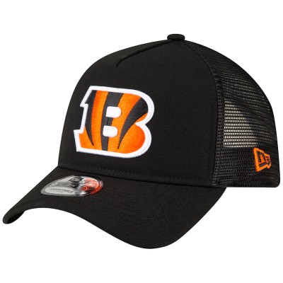 Бейсболка Cincinnati Bengals New Era Black A-Frame Trucker 9FORTY