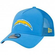 Бейсболка Los Angeles Chargers New Era  A-Frame Trucker 9FORTY - Powder Blue