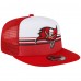 Бейсболка Tampa Bay Buccaneers New Era Striped A-Frame 9FIFTY - White/Red