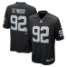 Игровая джерси Richard Seymour Las Vegas Raiders Nike Retired Player Game - Black