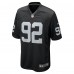 Игровая джерси Richard Seymour Las Vegas Raiders Nike Retired Player Game - Black