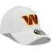 Бейсболка Washington Commanders New Era Iced II 39THIRTY - White
