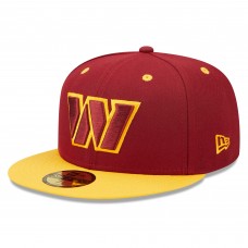 Бейсболка Washington Commanders New Era Flipside 2Tone 59FIFTY - Burgundy/Gold