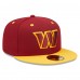 Бейсболка Washington Commanders New Era Flipside 2Tone 59FIFTY - Burgundy/Gold