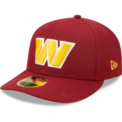 Бейсболка Washington Commanders New Era Omaha Low Profile 59FIFTY - Burgundy