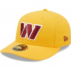 Бейсболка Washington Commanders New Era Omaha Low Profile 59FIFTY - Gold