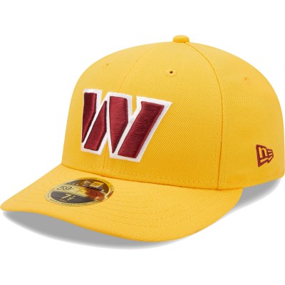 Бейсболка Washington Commanders New Era Omaha Low Profile 59FIFTY - Gold