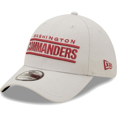 Бейсболка Washington Commanders New Era Wordmark Essential 39THIRTY - Gray