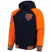 Куртка Толстовка на молнии Chicago Bears G-III Sports by Carl Banks Defender Raglan Varsity - Navy