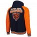 Куртка Толстовка на молнии Chicago Bears G-III Sports by Carl Banks Defender Raglan Varsity - Navy