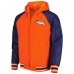 Куртка Толстовка на молнии Denver Broncos G-III Sports by Carl Banks 3x Champions Defender Raglan Varsity - Orange