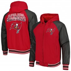 Куртка Толстовка на молнии Tampa Bay Buccaneers G-III Sports by Carl Banks Defender Raglan Varsity - Red