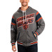 Толстовка Chicago Bears G-III Sports by Carl Banks Navy/Gray Extreme Full Back Reversible Full-Zip Jacket Толстовка Chicago Bears G-III Sports by Carl Banks Navy/Gray Extreme Full Back Reversible Full-Zip Jacket