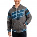 Толстовка на молнии Carolina Panthers G-III Sports by Carl Banks Extreme Full Back Reversible - Gray/Black